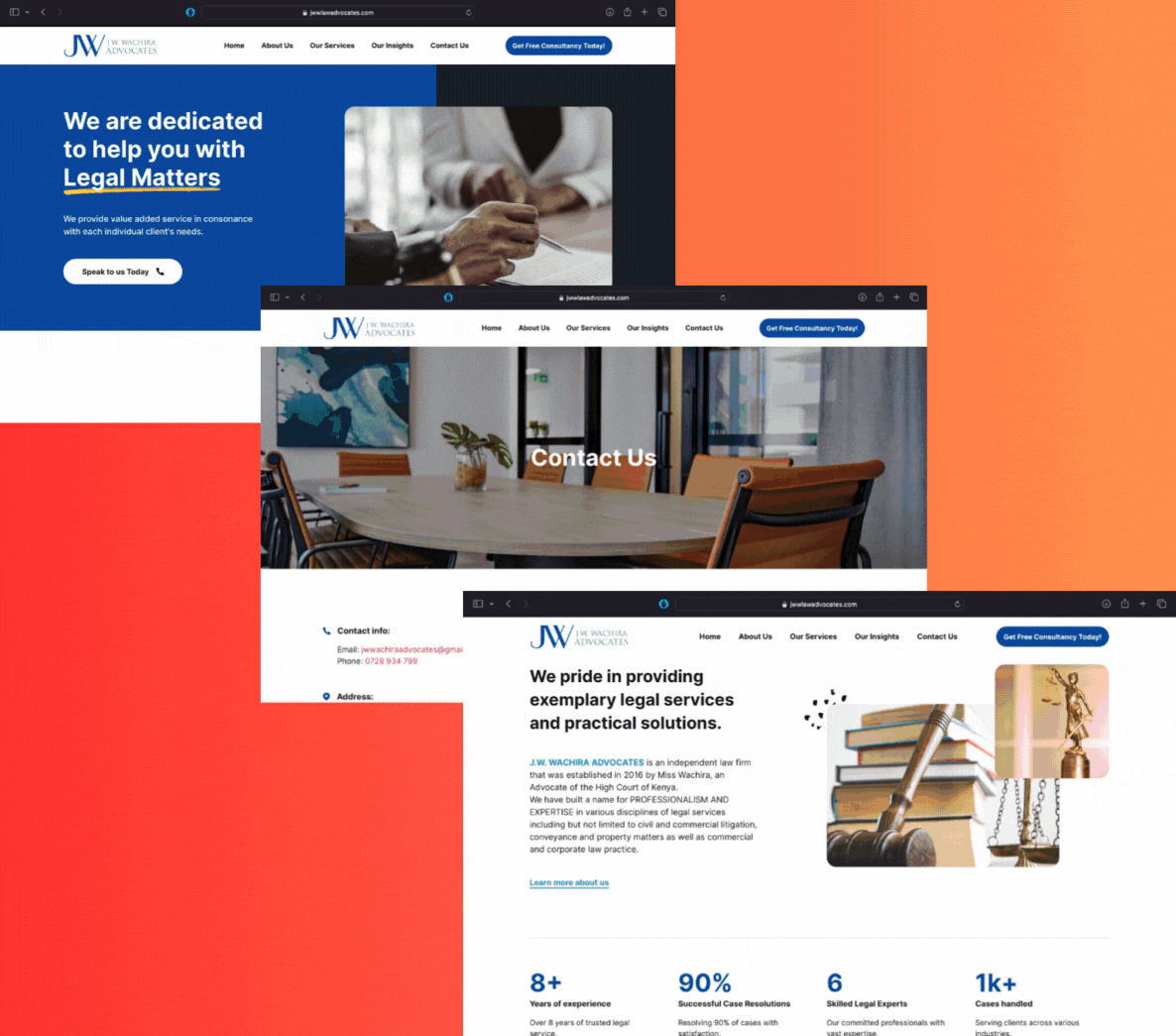 welcome page